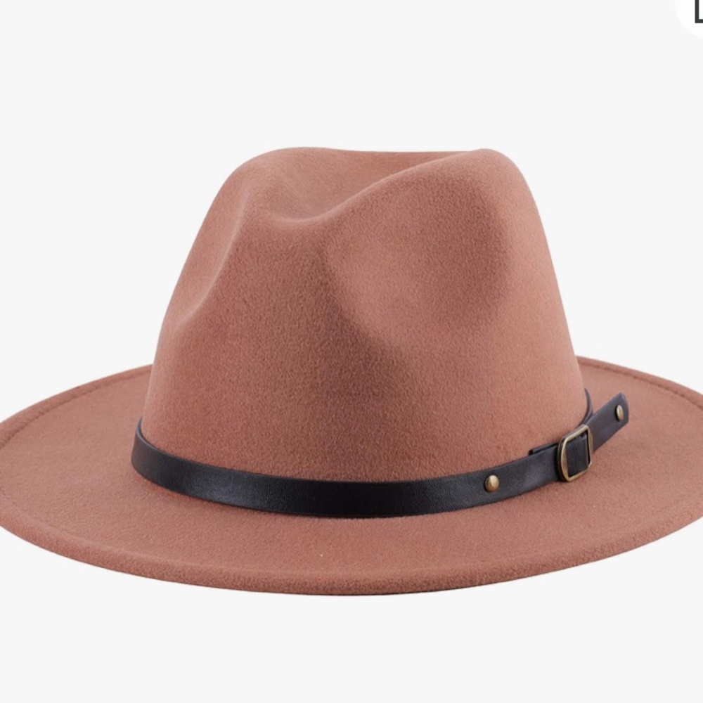 Tan Fedora Hat Combo - Picture 2 of 9